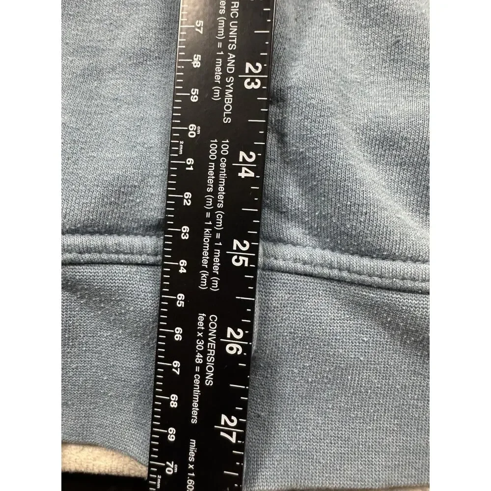 The North Face Mens XL Full Zip Hoodie Blue Tested & Proven Alpine Equipment